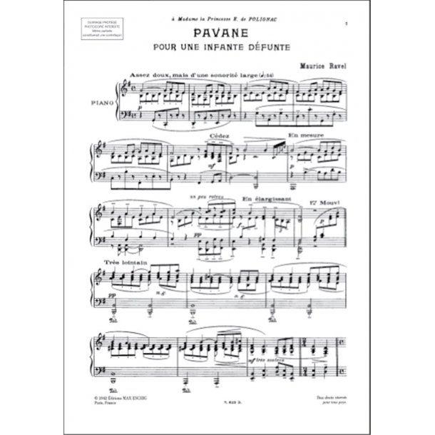 Pavane pour une Infante D&eacute;funte